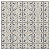 Tissu Flèche géométrique Boho Motif blanc (Échantillon)