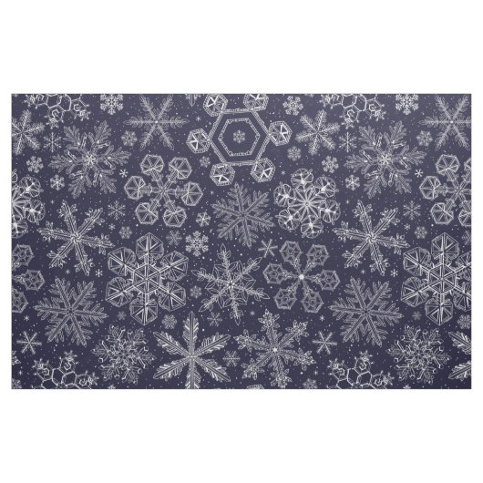 Tissu Flèches blanches sur bleu (Fat Quarter)