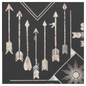 Tissu Flèches Boho et ID opal Sun V9 748 (fermé)