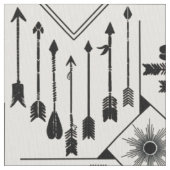 Tissu Flèches Boho et Sun V12 Black ID748 (fermé)