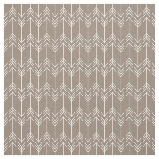 Tissu Flèches Brown Mocha (Échantillon)