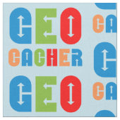 Tissu Flèches de géocacher colorées (Fermer)