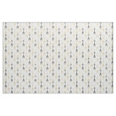 Tissu Flèches gris noir et or (Yard)
