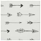 Tissu Flèches noir et blanc. scandinave moderne (Échantillon)