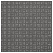 Tissu Flèches sur lin noir (Échantillon)
