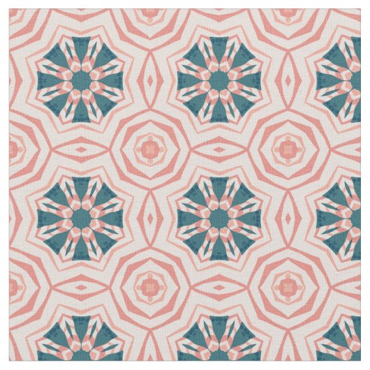 Tissu Fleur abstraite d'abricot (Fermer)
