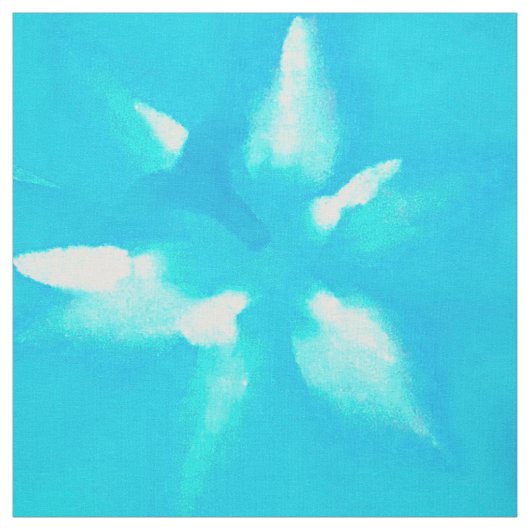 Tissu Fleur bleue (Échantillon)