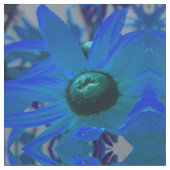 Tissu Fleur Bleue (Fermer)