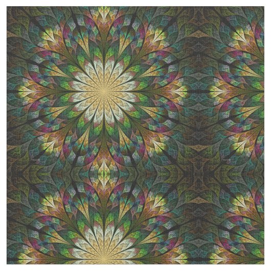 Tissu Fleur courbée (Fermer)