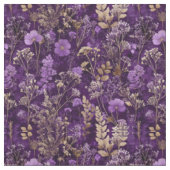 Tissu Fleur de botanique pourpre rustique gras florale v (Fermer)