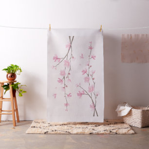 Tissu Fleur de cerisiers - rose