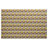 Tissu Fleur de chrysanthème mère florale (Yard)