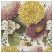 Tissu Fleur de chrysanthème mère florale (Fermer)