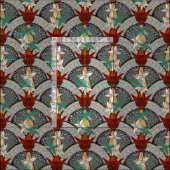 Tissu fleur de deco (Carreau)