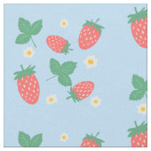 Tissu Fleur de fraise mini (Fermer)