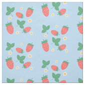 Tissu Fleur de fraise mini (Échantillon)