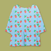 Tissu Fleur de fraise mini