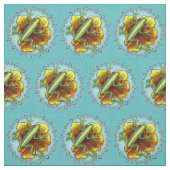 Tissu Fleur de grenouille (Échantillon)
