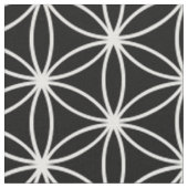 Tissu Fleur de la géométrie sacrée de la vie (Fermer)
