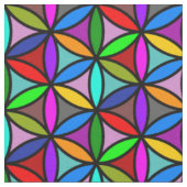Tissu Fleur de la vie - motif sans couture - multi (Fermer)