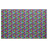 Tissu Fleur de la vie - motif sans couture - multi (Fat Quarter)