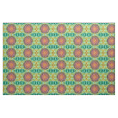 Tissu Fleur de la vie - or - fractale 2 (Yard)