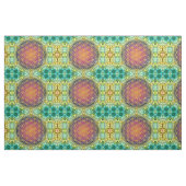 Tissu Fleur de la vie - or - fractale 2 (Fat Quarter)