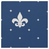 Tissu Fleur de lis blanc (Détail)