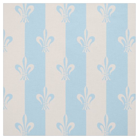 Tissu Fleur de Lis Champagne bleu clair et rose (Échantillon)