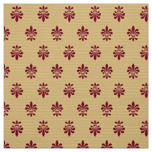 Tissu Fleur De Lis Motif