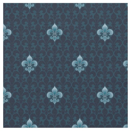 Tissu Fleur De Lis Motif (Fermer)