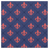 Tissu Fleur De Lis Motif (Fermer)