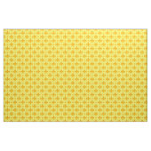 Tissu Fleur de lis Motif jaune (Yard)