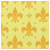 Tissu Fleur de lis Motif jaune (Fermer)