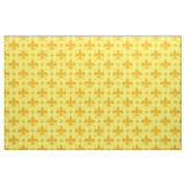 Tissu Fleur de lis Motif jaune (Fat Quarter)