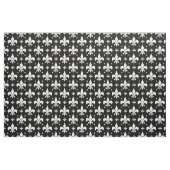 Tissu Fleur de lis noir design Motif (Fat Quarter)