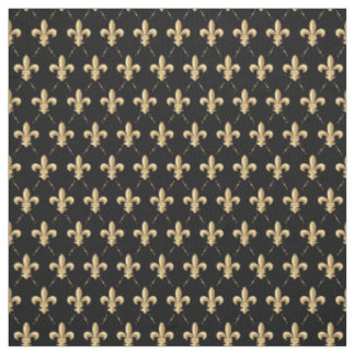 Tissu Fleur De Lis Pattern