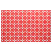 Tissu Fleur de lis rouge Motif (Yard)