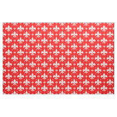 Tissu Fleur de lis rouge Motif (Fat Quarter)