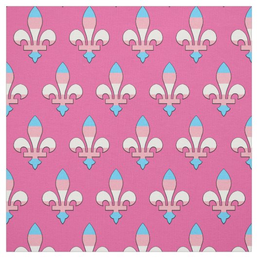 Tissu Fleur de lis transgenre (Échantillon)