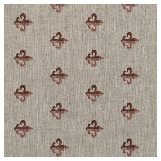 Tissu Fleur de Lys (Échantillon)