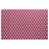 Tissu Fleur de Lys victorienne framboise (Fat Quarter)
