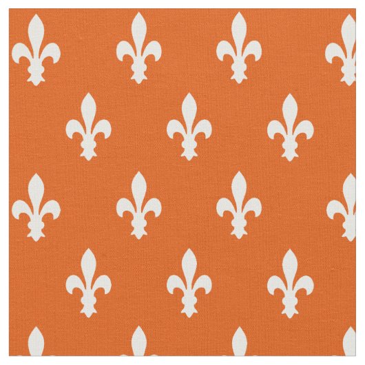 Tissu Fleur de Lys victorienne Persimmon (Fermer)