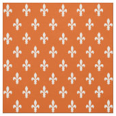 Tissu Fleur de Lys victorienne Persimmon (Échantillon)