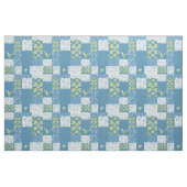 Tissu Fleur de mai Patchwork Faux Floral Bleu (Fat Quarter)