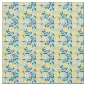 Tissu Fleur de menthe citron (Échantillon)