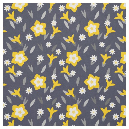 Tissu Fleur de minuit (Échantillon)