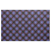 Tissu Fleur de néon bleu et rouge (Yard)