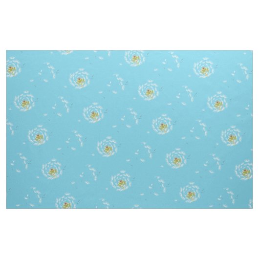 Tissu Fleur de pissenlit florale (Fat Quarter)
