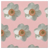 Tissu Fleur de printemps de jonquille rose (Fermer)